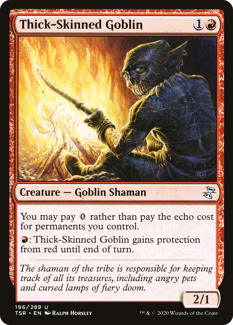 Thick-Skinned Goblin (196) Foil - Time Spiral Remastered