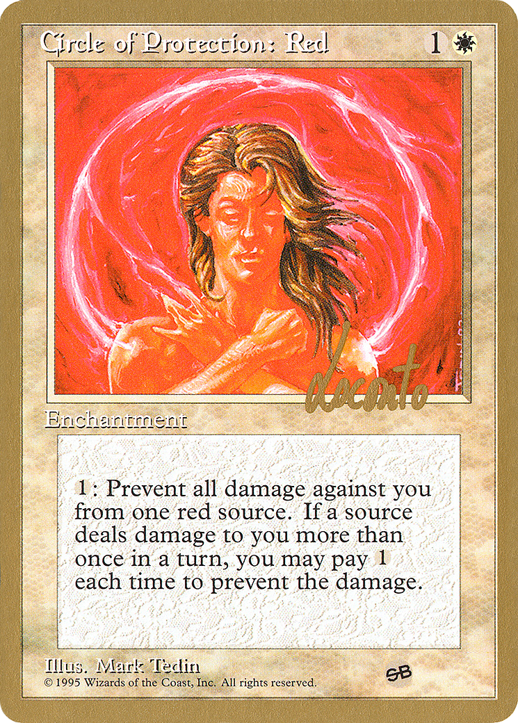 Circle of Protection: Red (ml17sb) - Pro Tour Collector Set