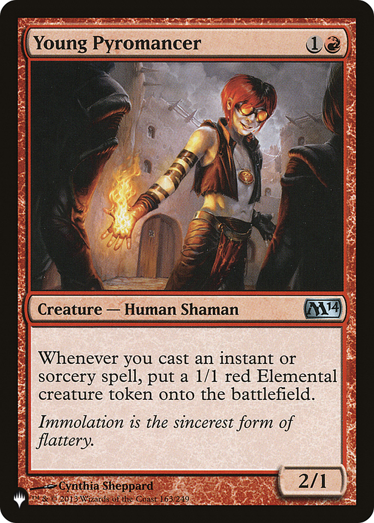 Young Pyromancer (M14-163) - The List
