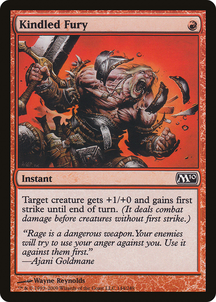Kindled Fury (144) Foil - Magic 2010