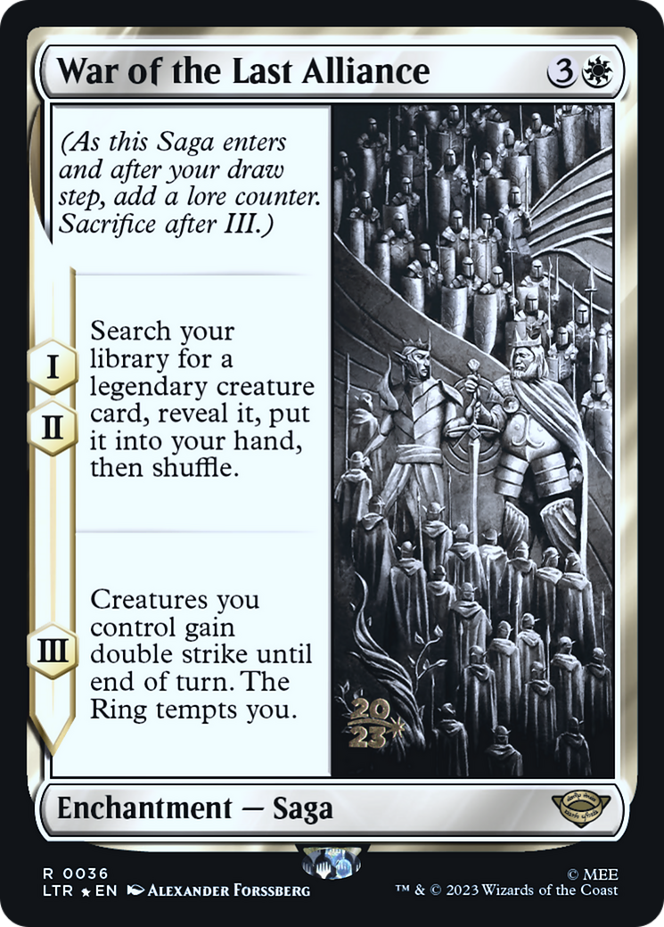 War of the Last Alliance (036) Foil - Tales of Middle-earth Promos