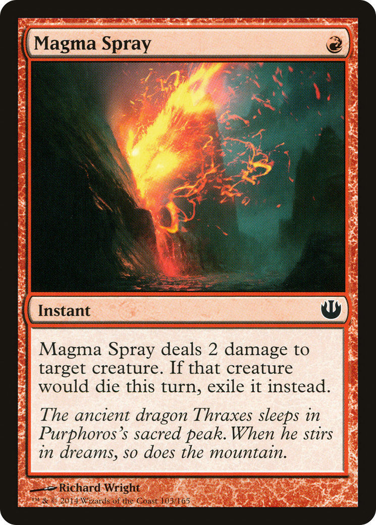 Magma Spray (103) Foil - Journey into Nyx