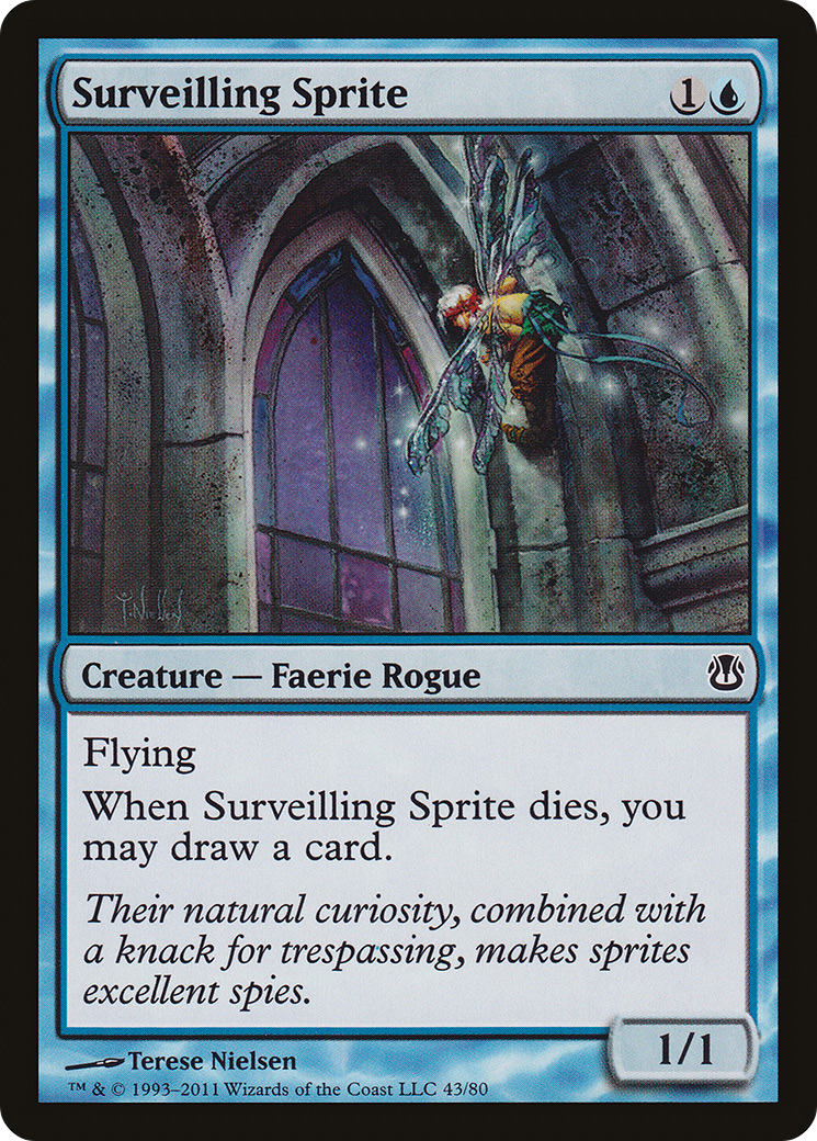 Surveilling Sprite (043) - Duel Decks: Ajani vs. Nicol Bolas