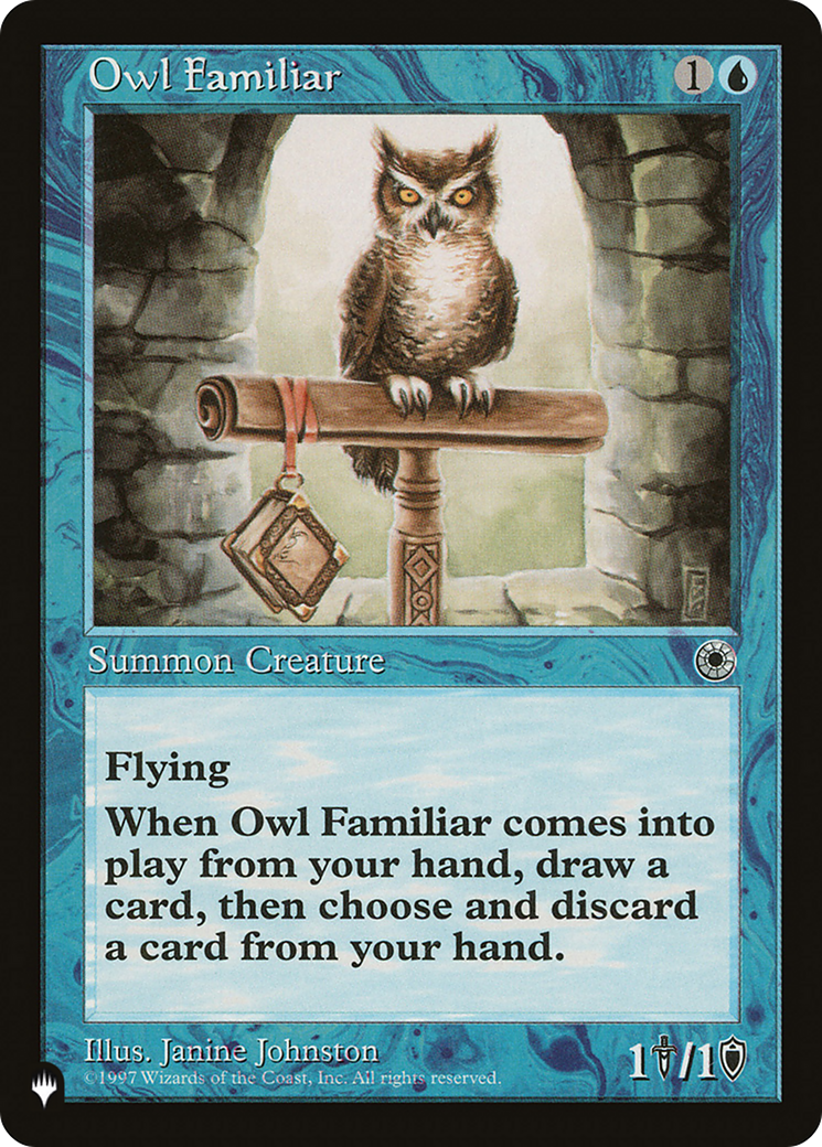 Owl Familiar (Retro) (POR-63) - The List