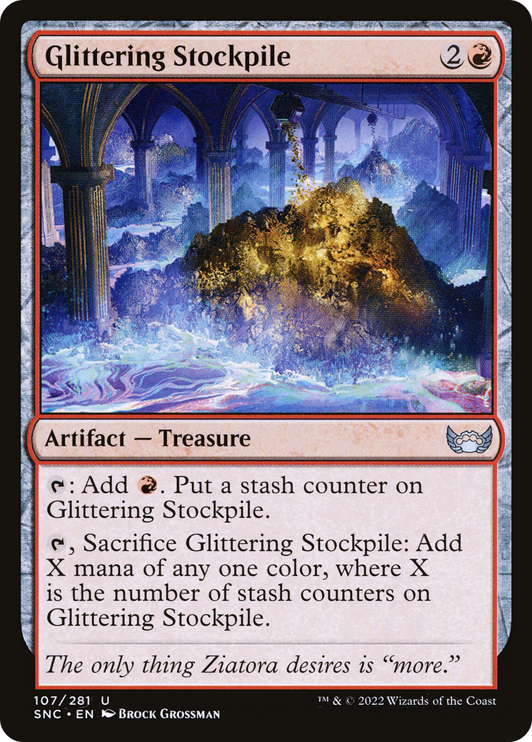 Glittering Stockpile (107) Foil - Streets of New Capenna