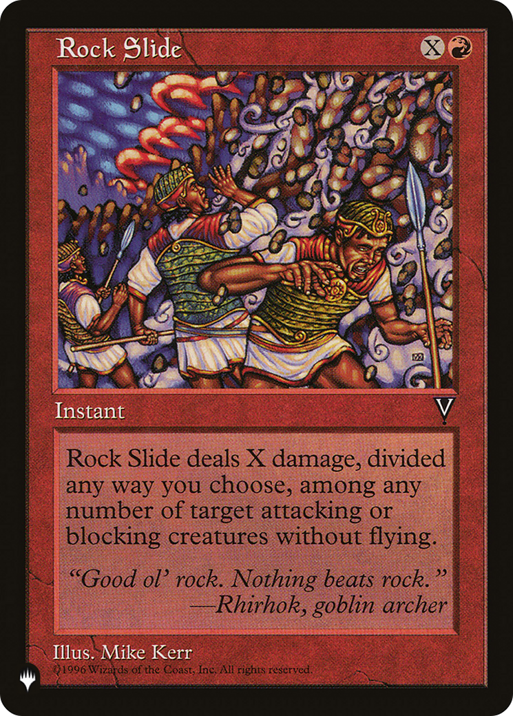 Rock Slide (Retro) (VIS-92) - The List