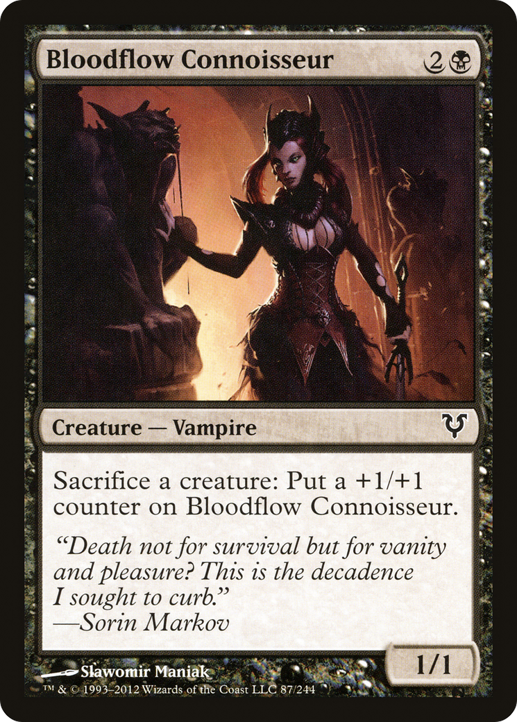 Bloodflow Connoisseur (087) Foil - Avacyn Restored