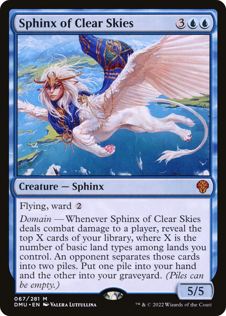 Sphinx of Clear Skies (067) Foil - Dominaria United