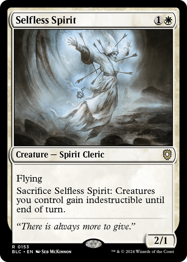 Selfless Spirit (153) - Bloomburrow Commander