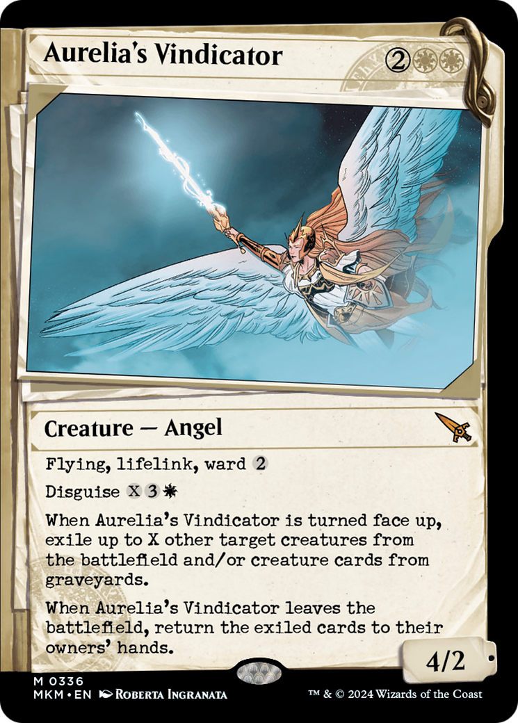 Aurelia's Vindicator (Showcase) (336) Foil - Murders at Karlov Manor