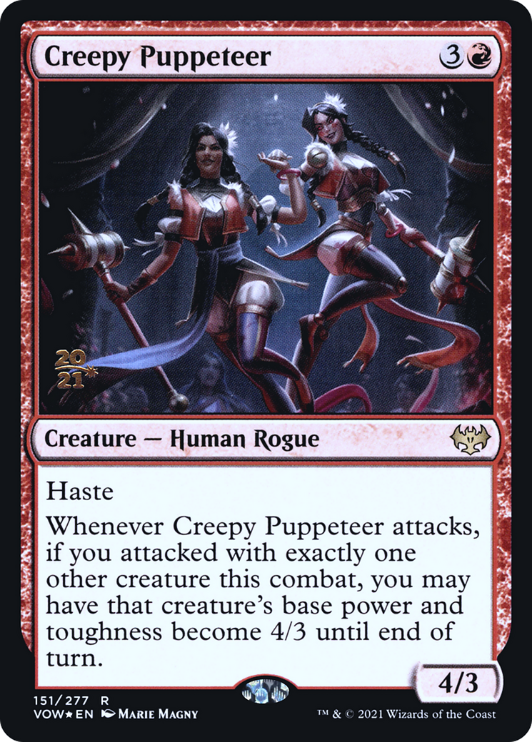 Creepy Puppeteer (151s) Foil - Innistrad: Crimson Vow Promos