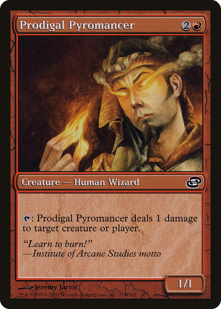Prodigal Pyromancer (118) Foil - Planar Chaos