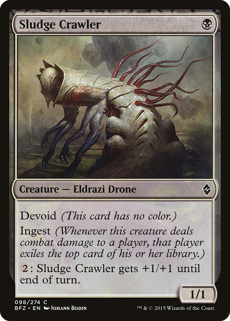 Sludge Crawler (098) Foil - Battle for Zendikar