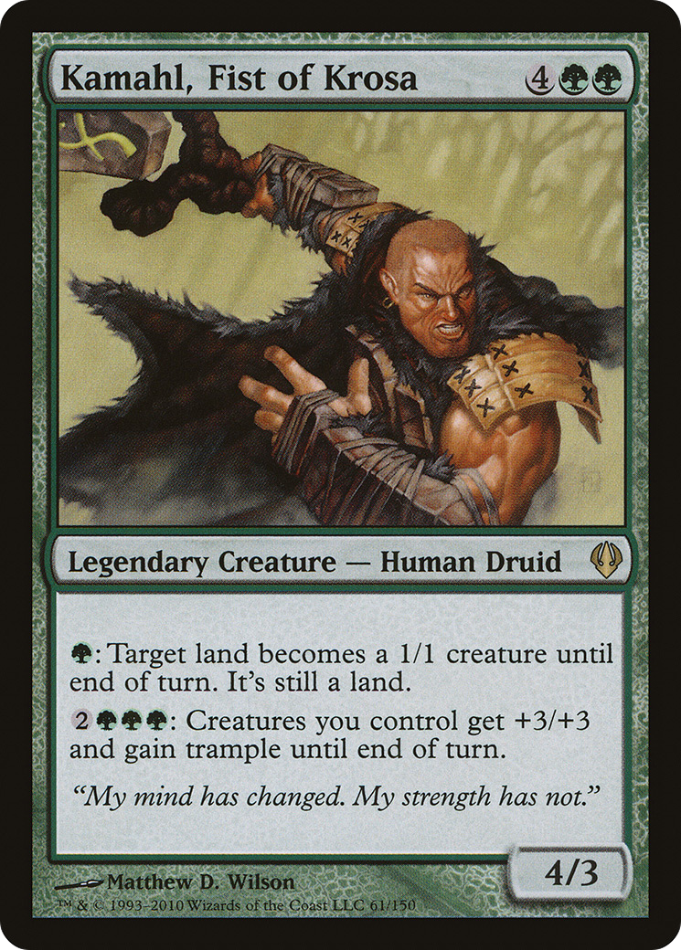 Kamahl, Fist of Krosa (061) - Archenemy