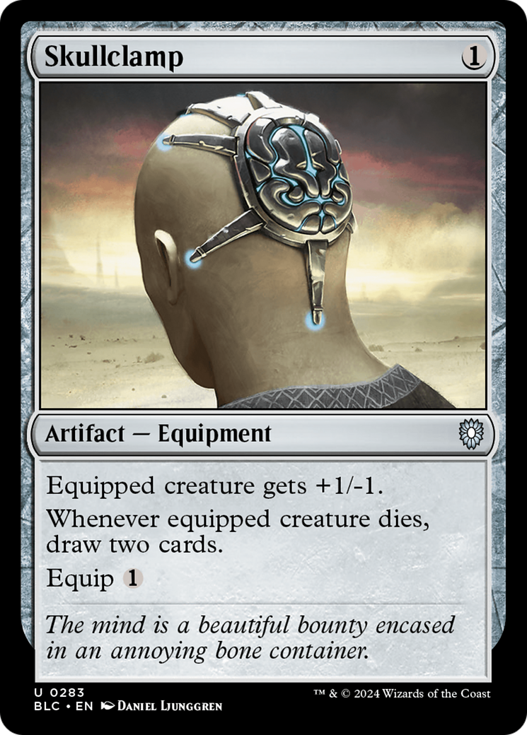 Skullclamp (283) - Bloomburrow Commander