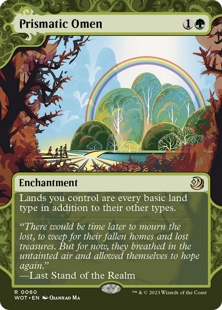 Prismatic Omen (Showcase) (060) - Wilds of Eldraine: Enchanting Tales