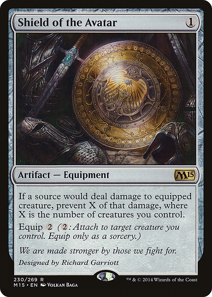Shield of the Avatar (230) Foil - Magic 2015