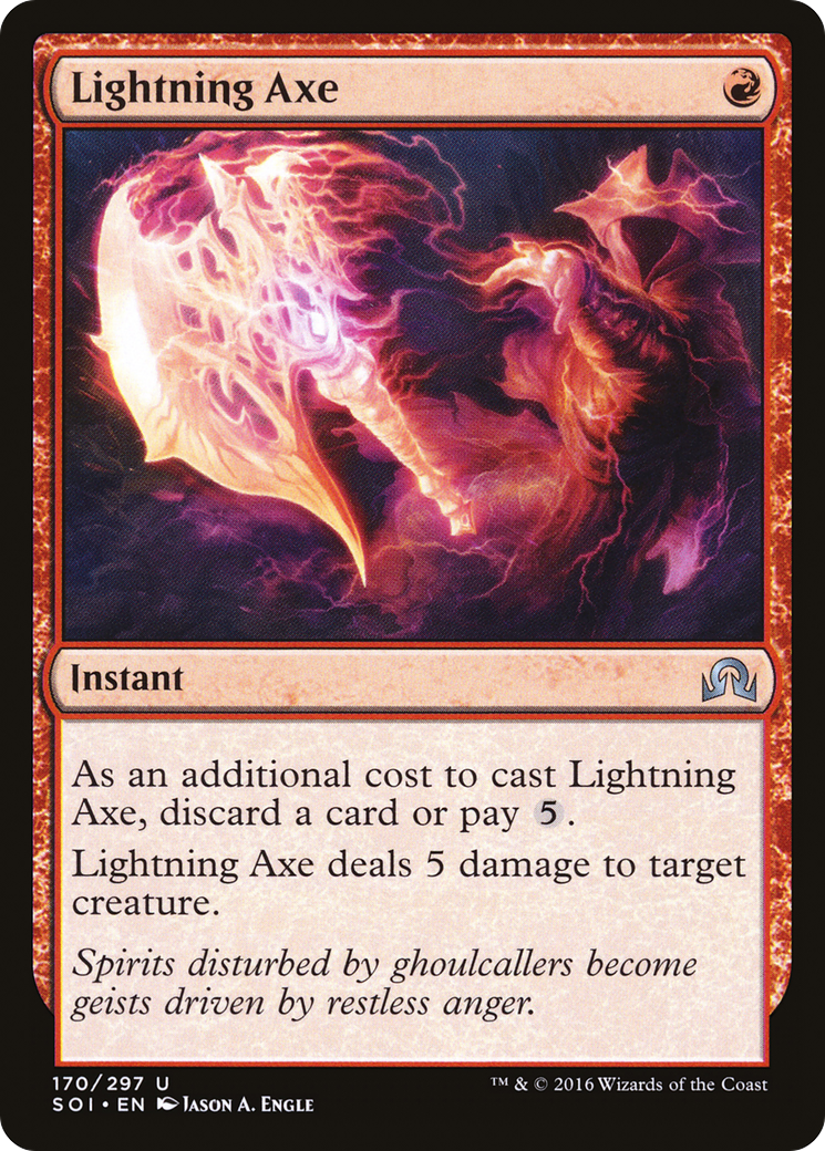 Lightning Axe (170) - Shadows over Innistrad