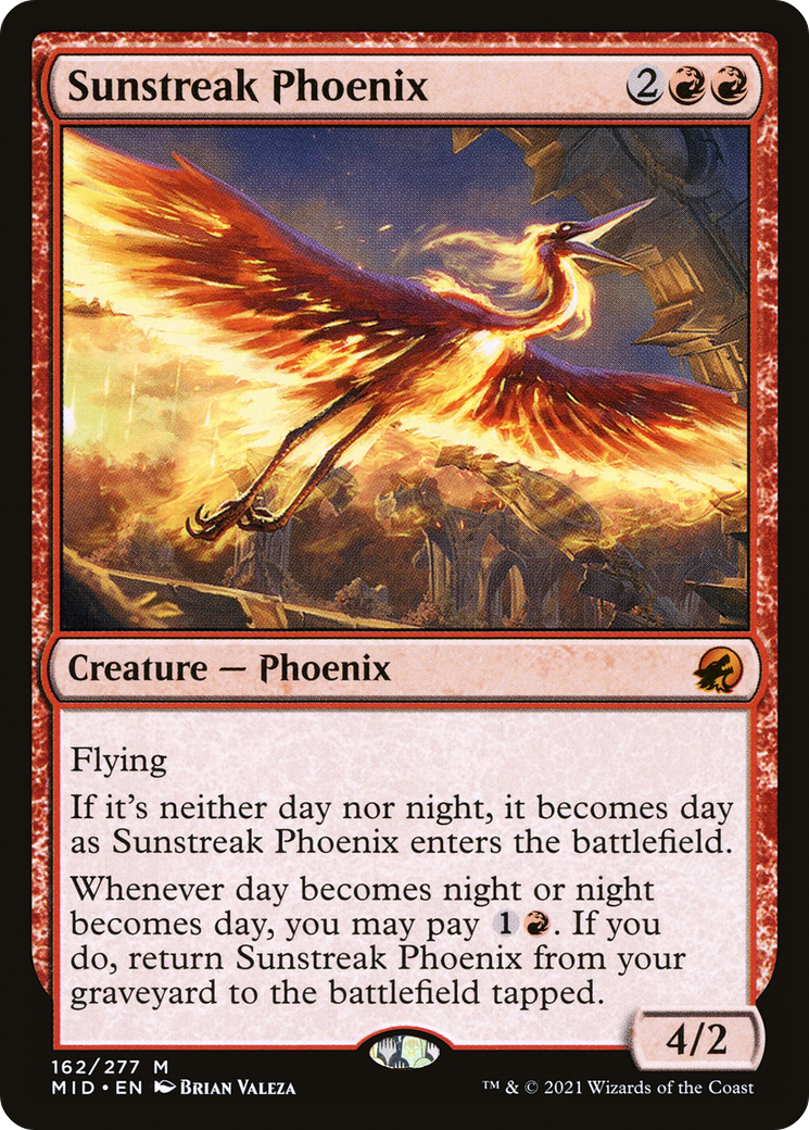 Sunstreak Phoenix (162) - Innistrad: Midnight Hunt