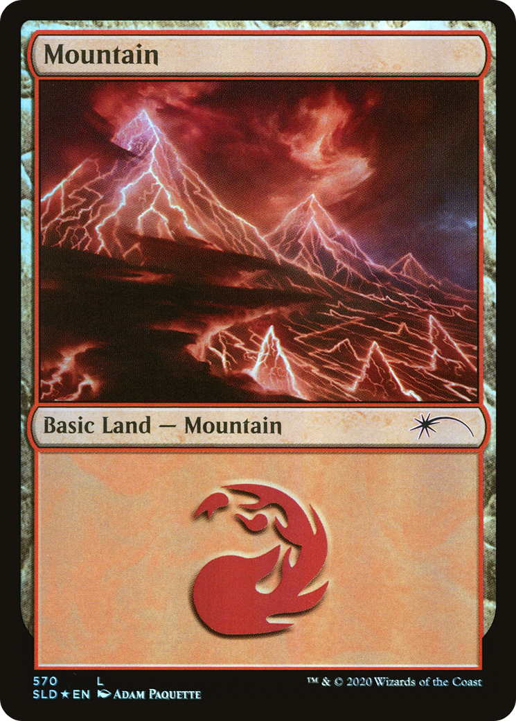 Mountain (570) Foil - Secret Lair Drop