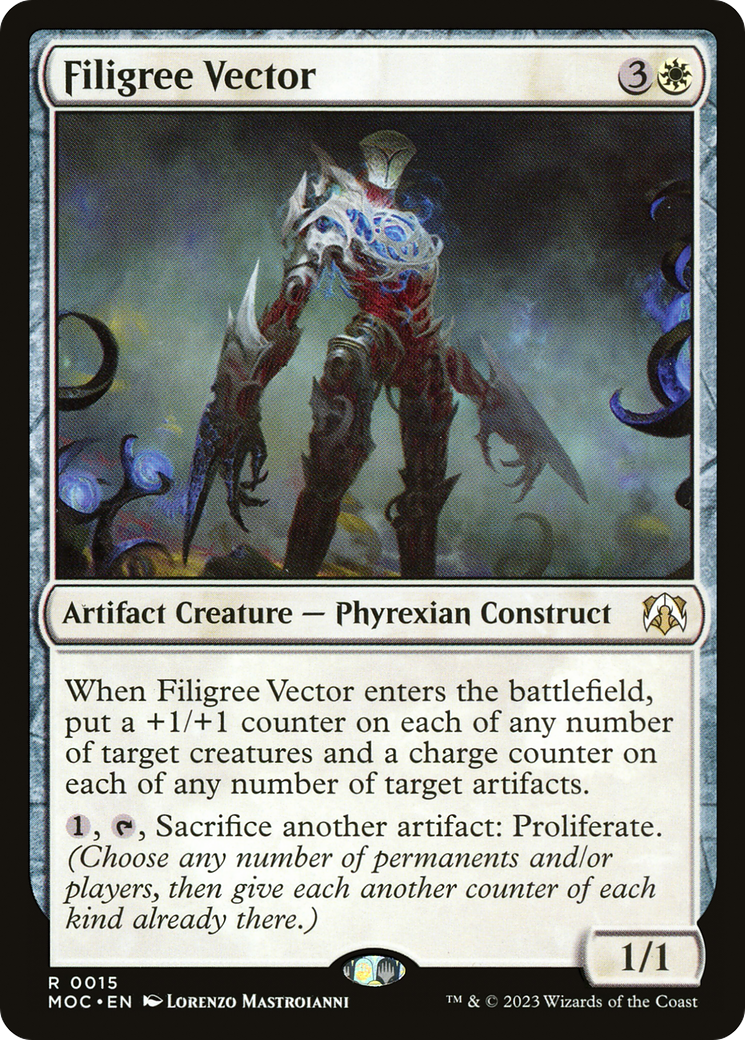 Filigree Vector (015) - March of the Machine Commander