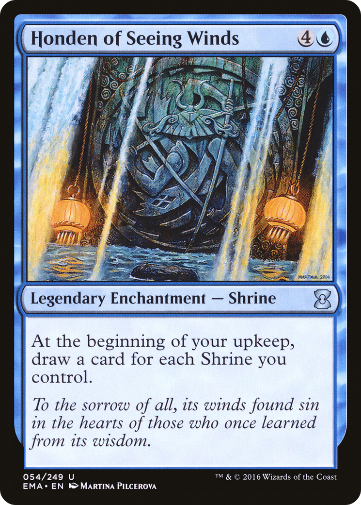 Honden of Seeing Winds (054) Foil - Eternal Masters