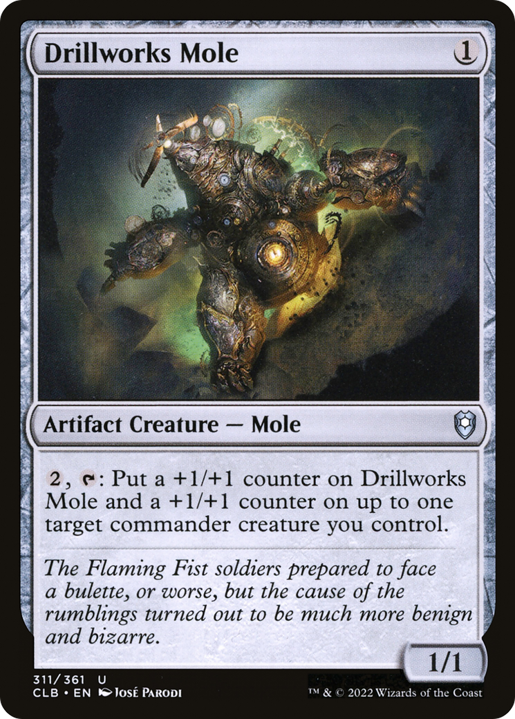Drillworks Mole (311) Foil - Commander Legends: Battle for Baldur's Gate