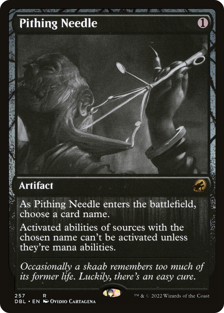 Pithing Needle (257) - Innistrad: Double Feature