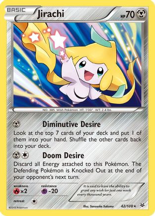 Jirachi (42) Holofoil - XY Roaring Skies