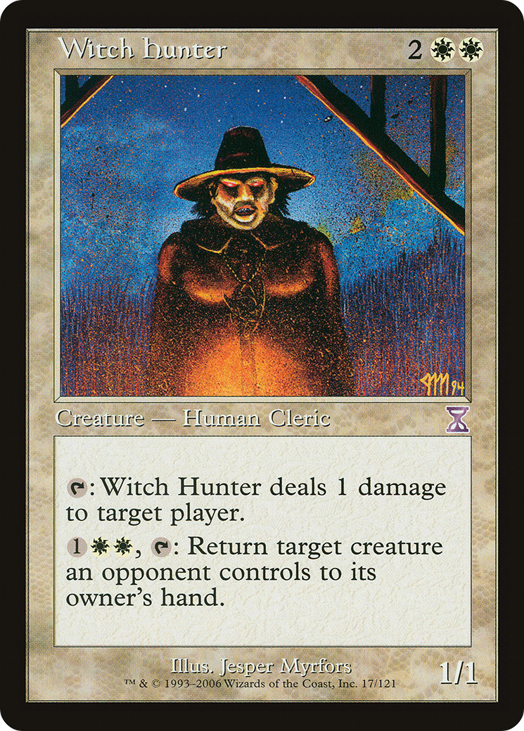 Witch Hunter (Retro) (017) Foil - Time Spiral Timeshifted