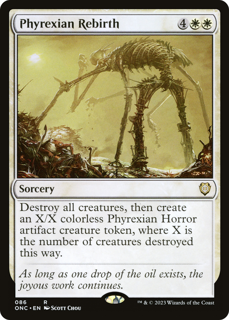 Phyrexian Rebirth (086) - Phyrexia: All Will Be One Commander