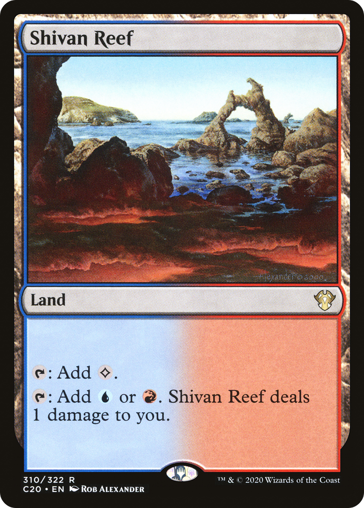 Shivan Reef (310) - Commander 2020
