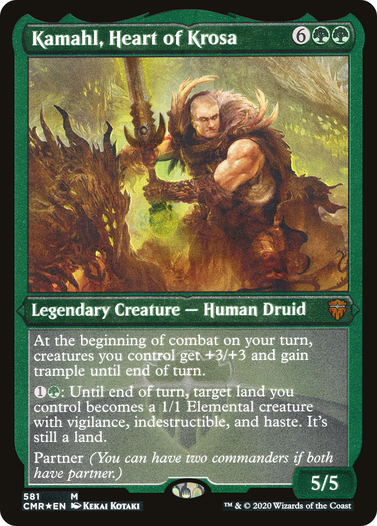 Kamahl, Heart of Krosa (581) Foil - Commander Legends