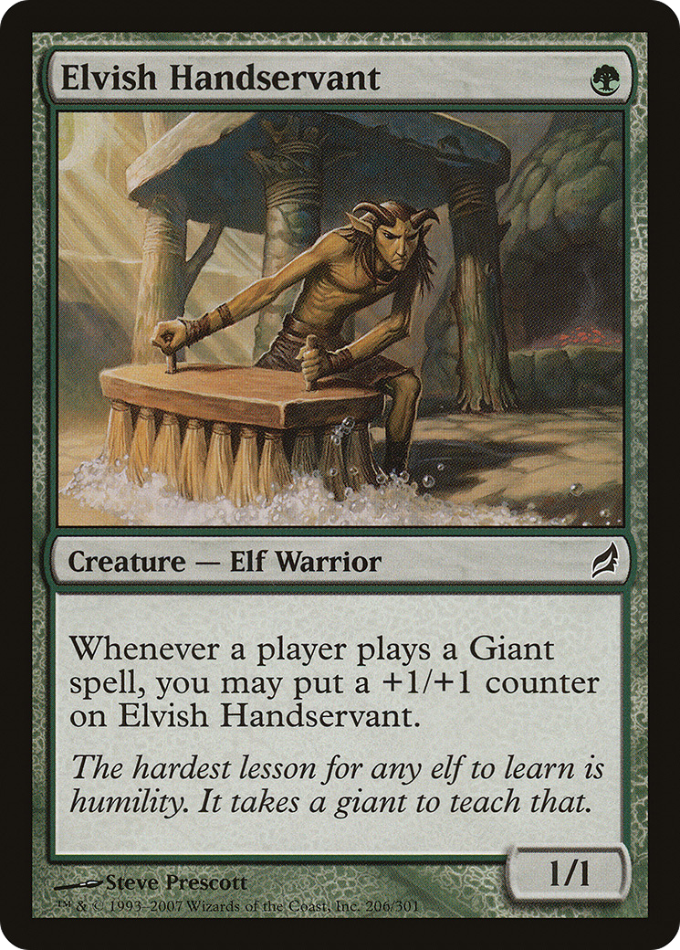 Elvish Handservant (206) Foil - Lorwyn