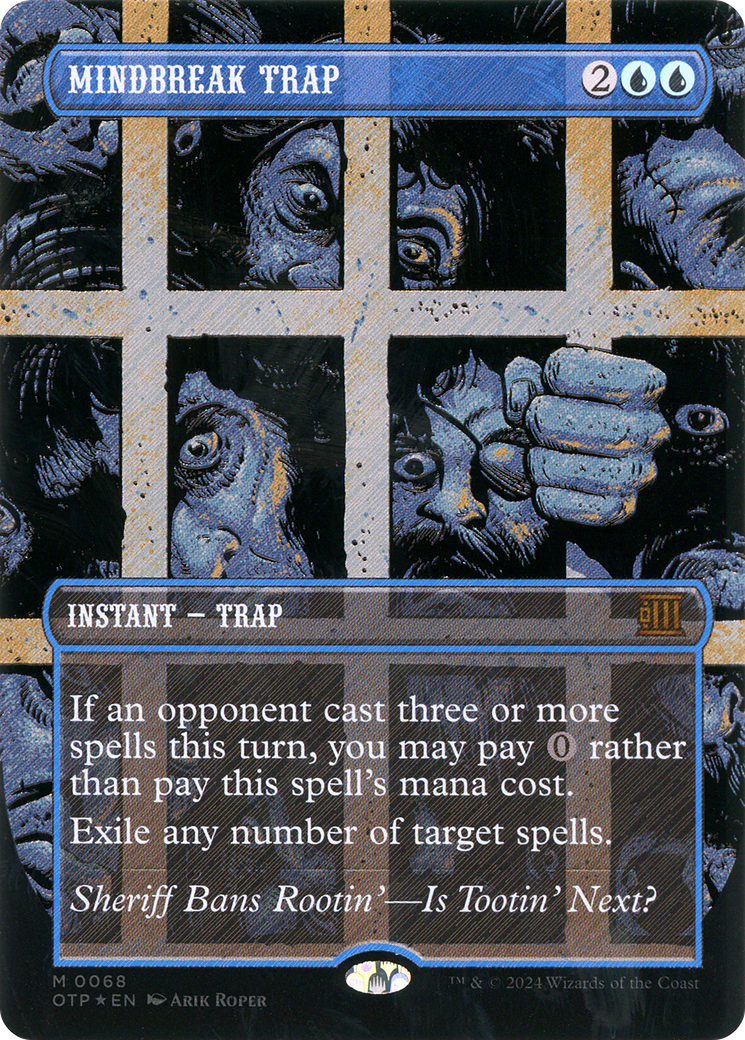 Mindbreak Trap (Textured Foil) (068) Foil - Breaking News