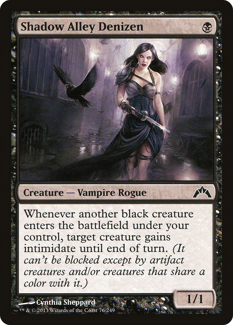 Shadow Alley Denizen (076) Foil - Gatecrash