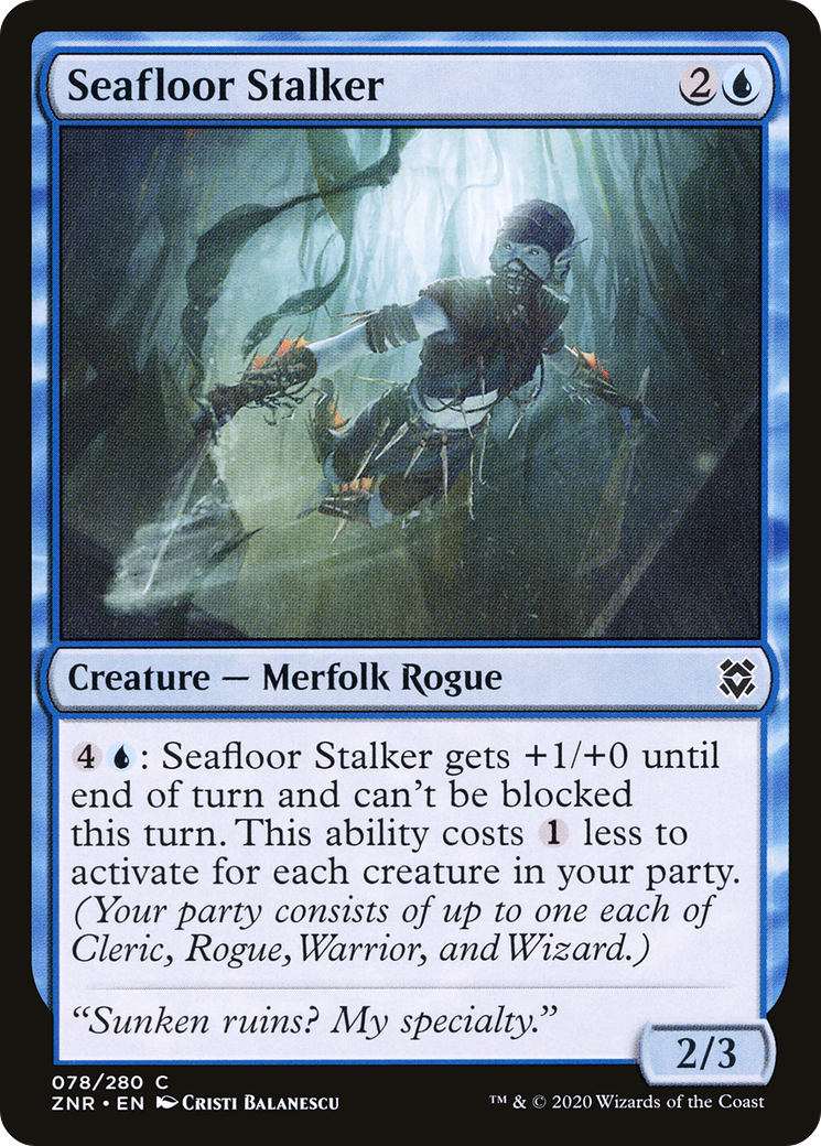 Seafloor Stalker (078) Foil - Zendikar Rising