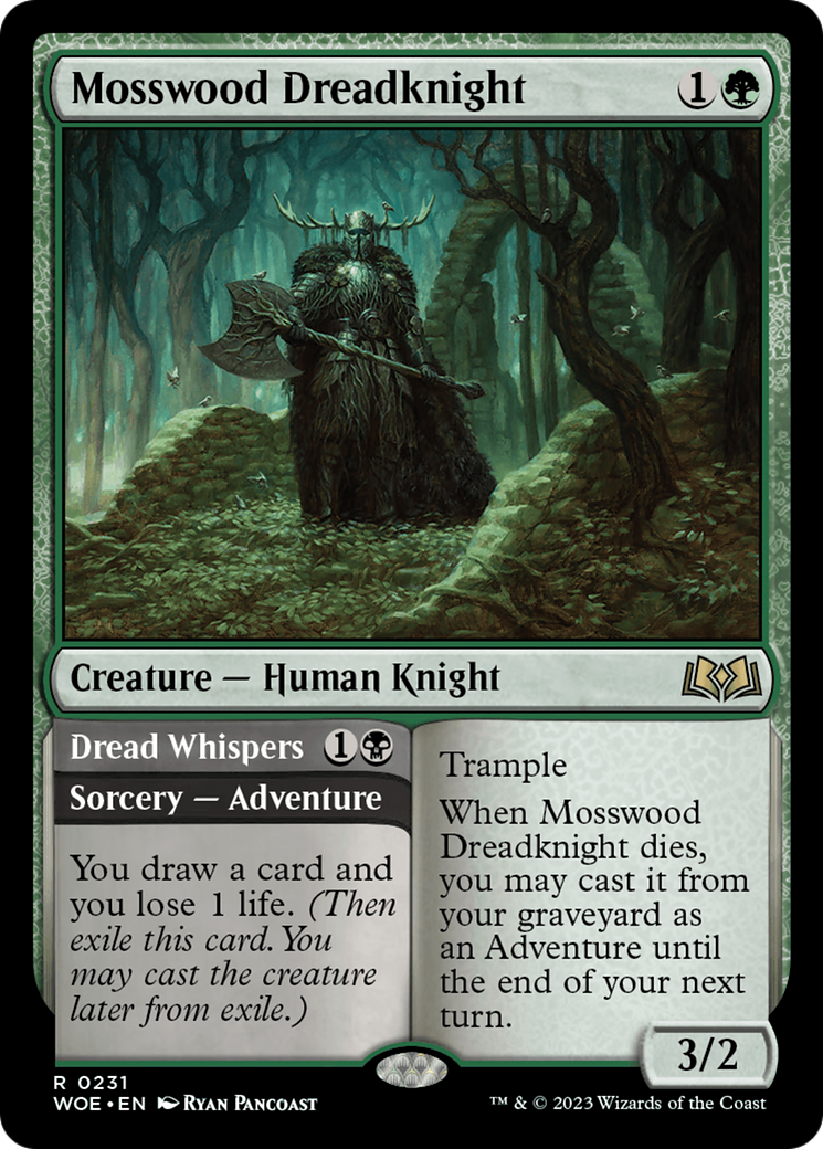 Mosswood Dreadknight (231) Foil - Wilds of Eldraine