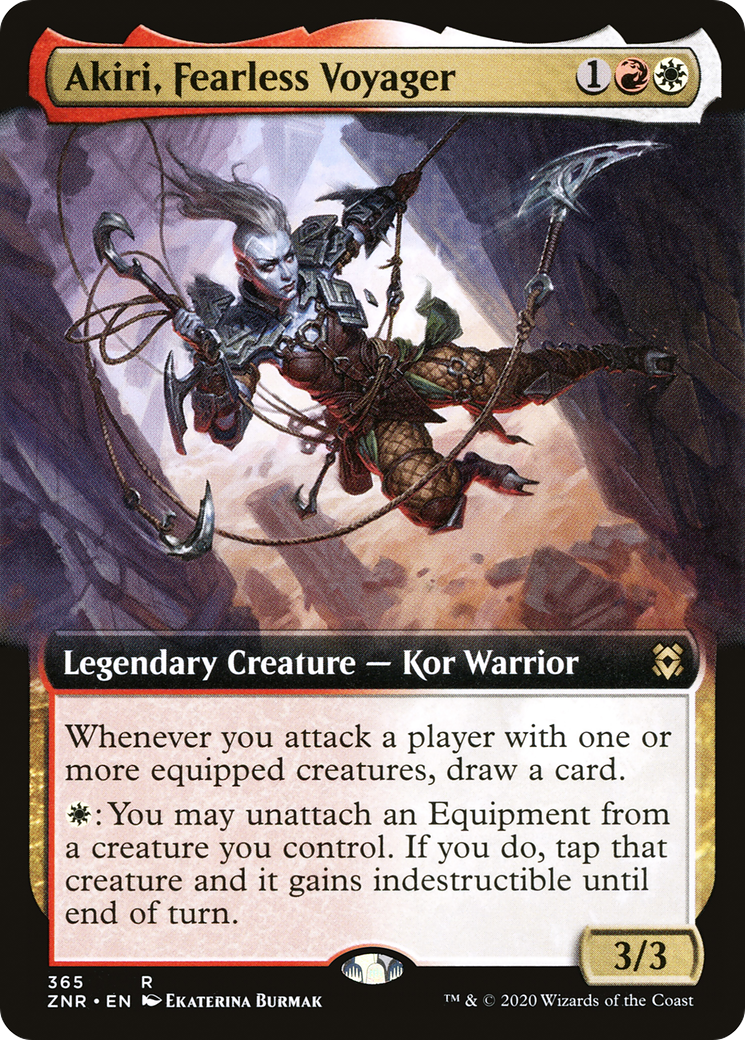 Akiri, Fearless Voyager (Extended Art) (365) - Zendikar Rising
