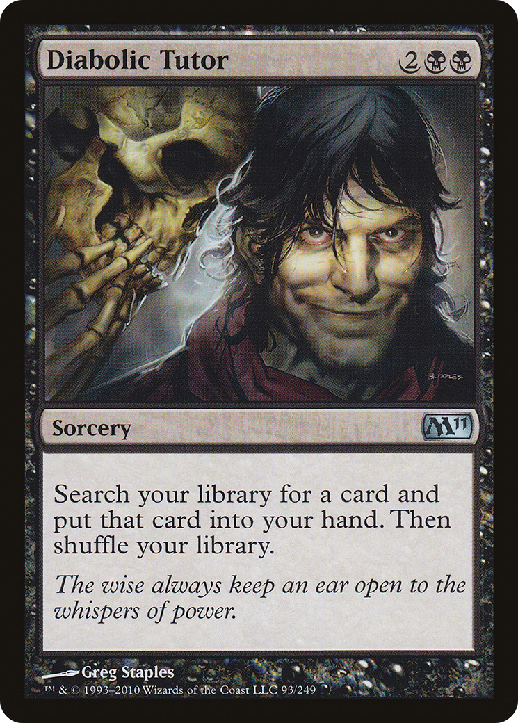 Diabolic Tutor (093) - Magic 2011