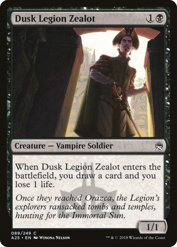 Dusk Legion Zealot (089) Foil - Masters 25