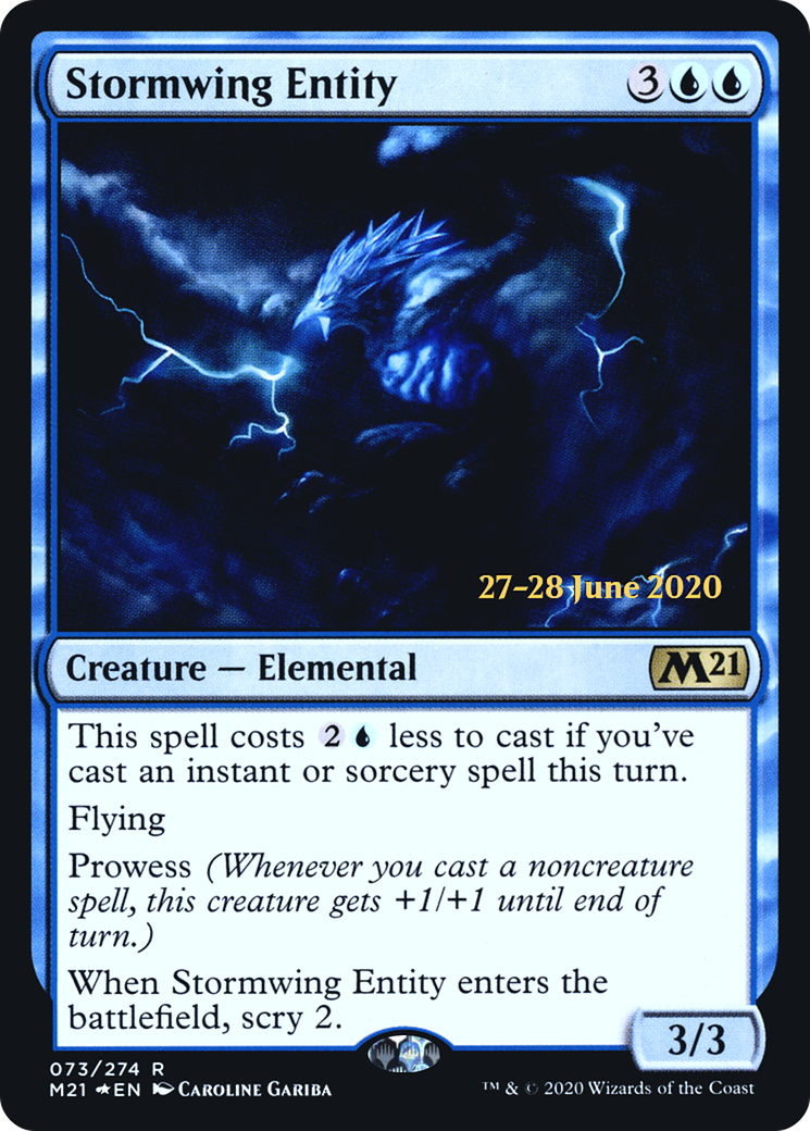 Stormwing Entity (073) Foil - Core Set 2021 Promos