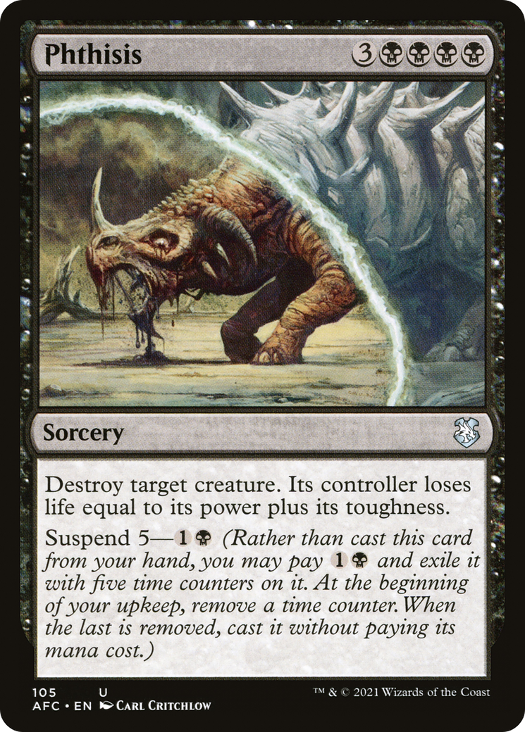 Phthisis (105) - Forgotten Realms Commander