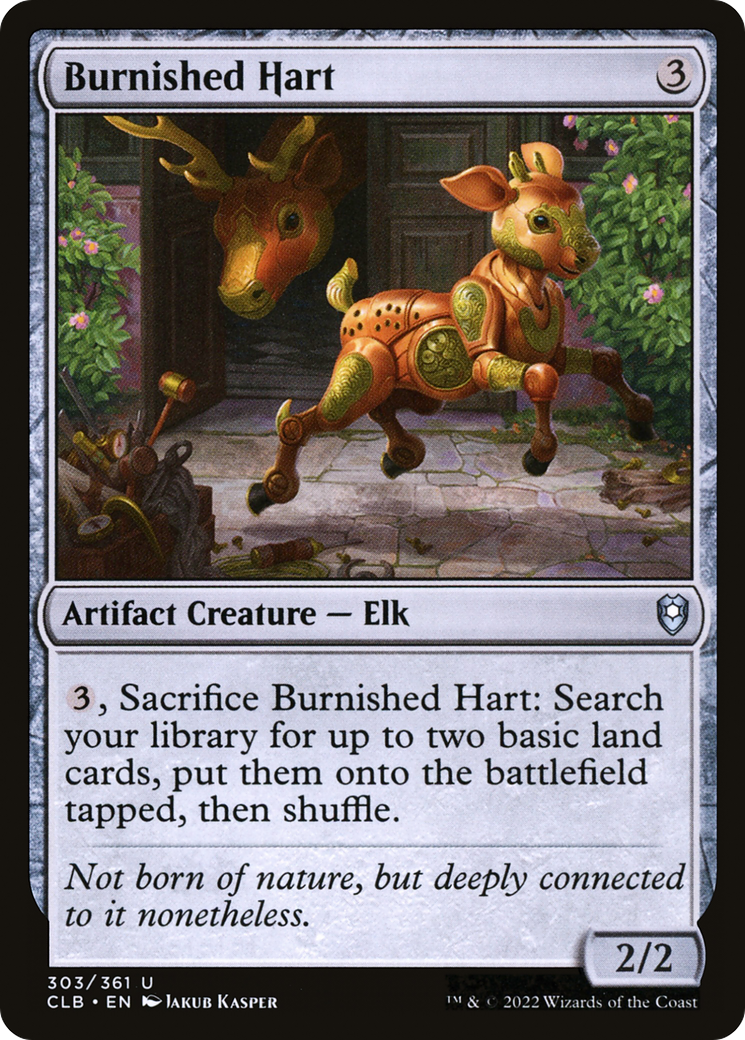 Burnished Hart (303) Foil - Commander Legends: Battle for Baldur's Gate