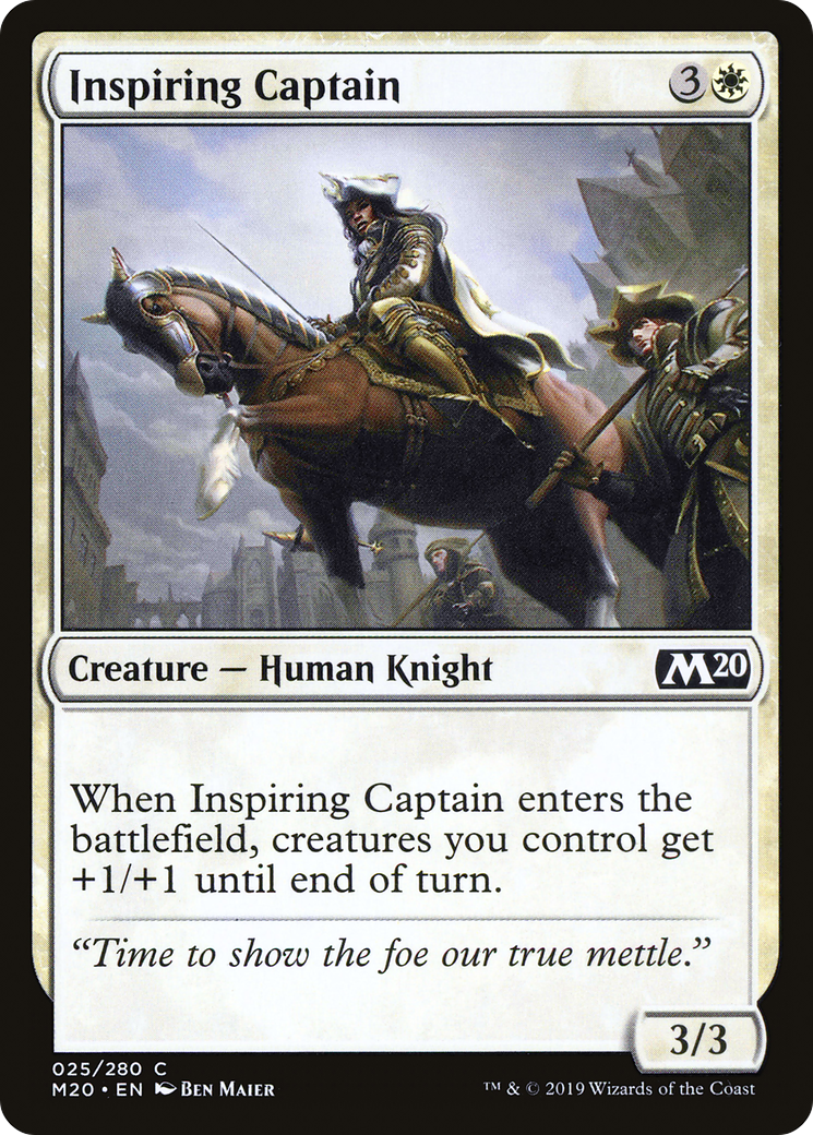 Inspiring Captain (025) - Core Set 2020
