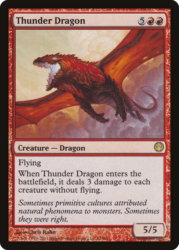 Thunder Dragon (061) - Duel Decks: Knights vs. Dragons