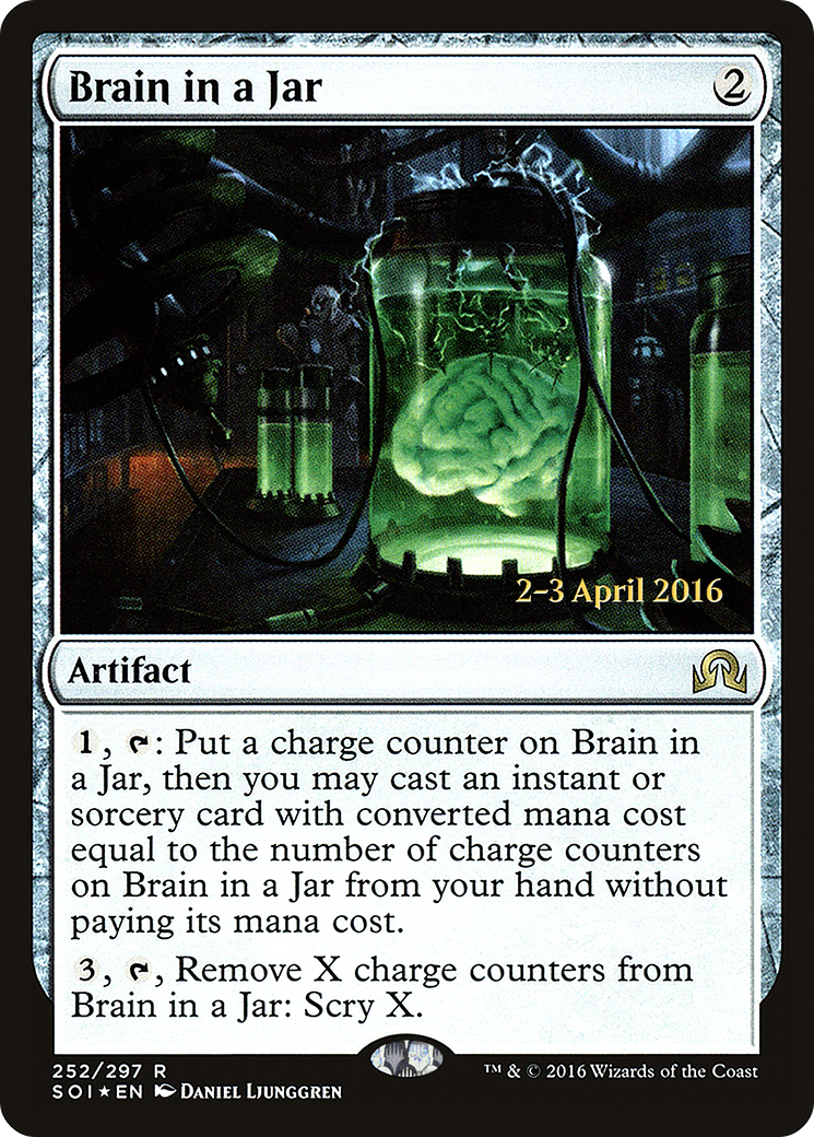 Brain in a Jar (252) Foil - Shadows over Innistrad Promos