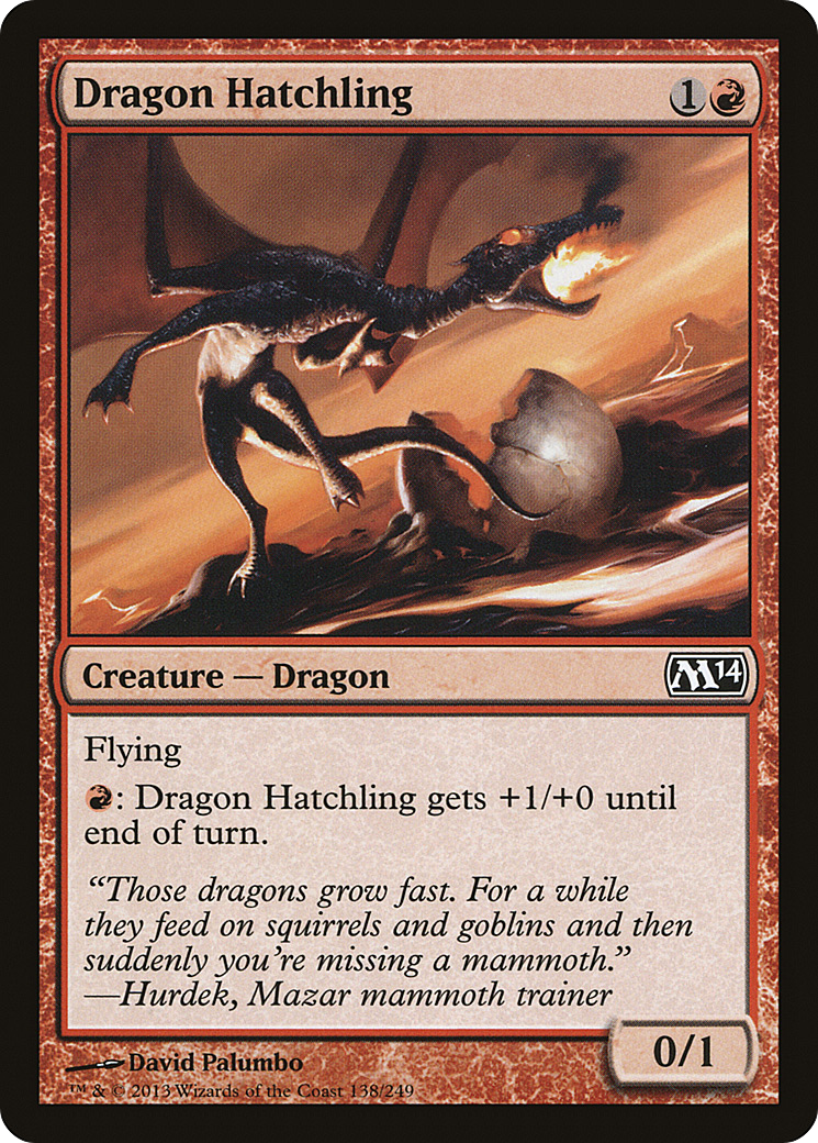 Dragon Hatchling (138) Foil - Magic 2014