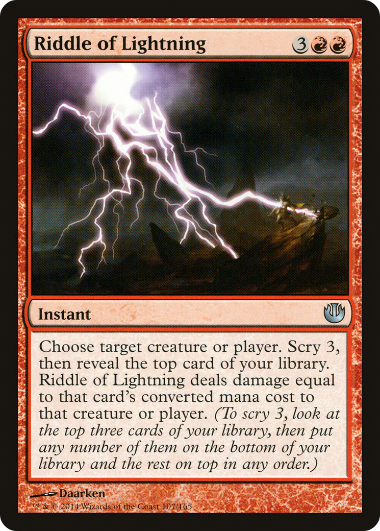 Riddle of Lightning (107) Foil - Journey into Nyx