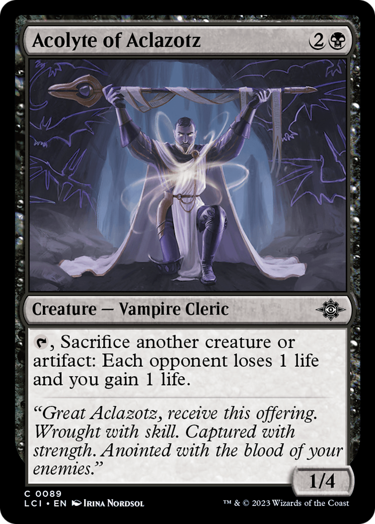 Acolyte of Aclazotz (089) - The Lost Caverns of Ixalan